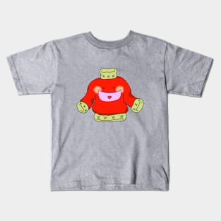 red Christmas jumper Kids T-Shirt